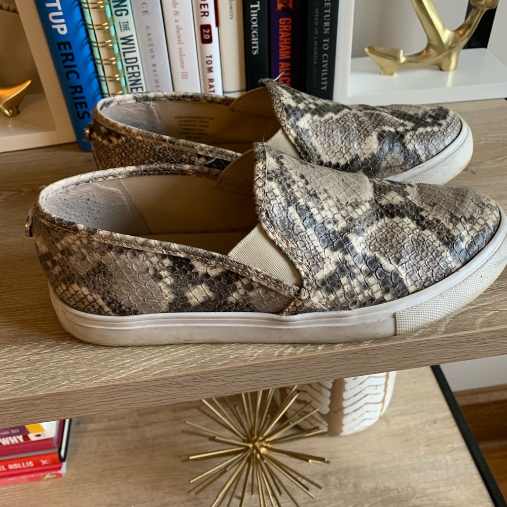 Steve Madden Snake Print Sneakers